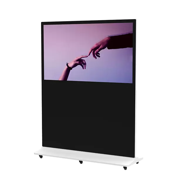 Vertical landscape advertising machine
