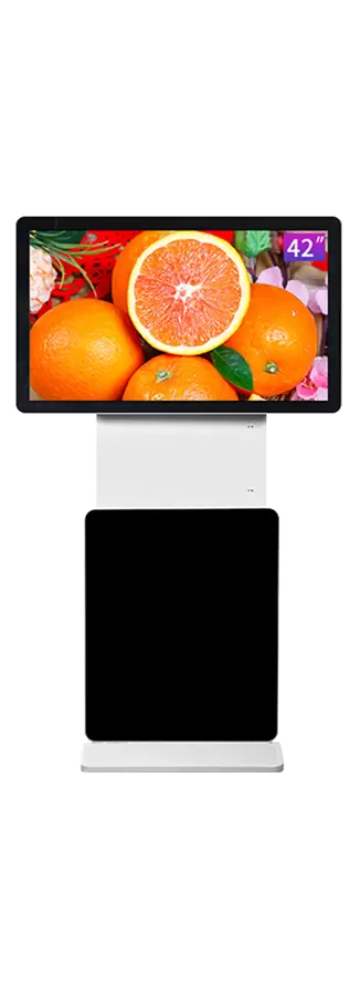 Vertical rotating advertising machine