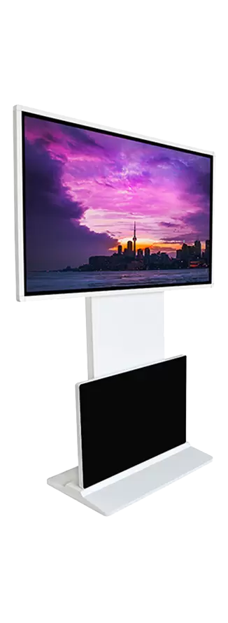 Vertical rotating advertising machine