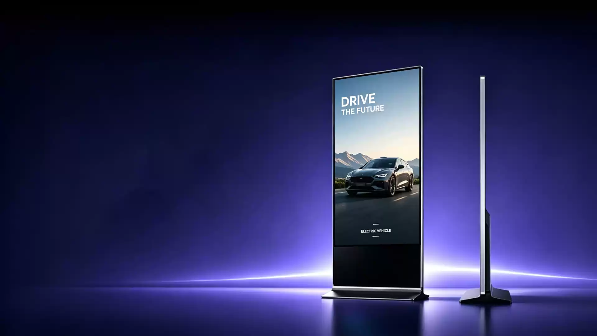 Stand Touch<br>Advertising Display