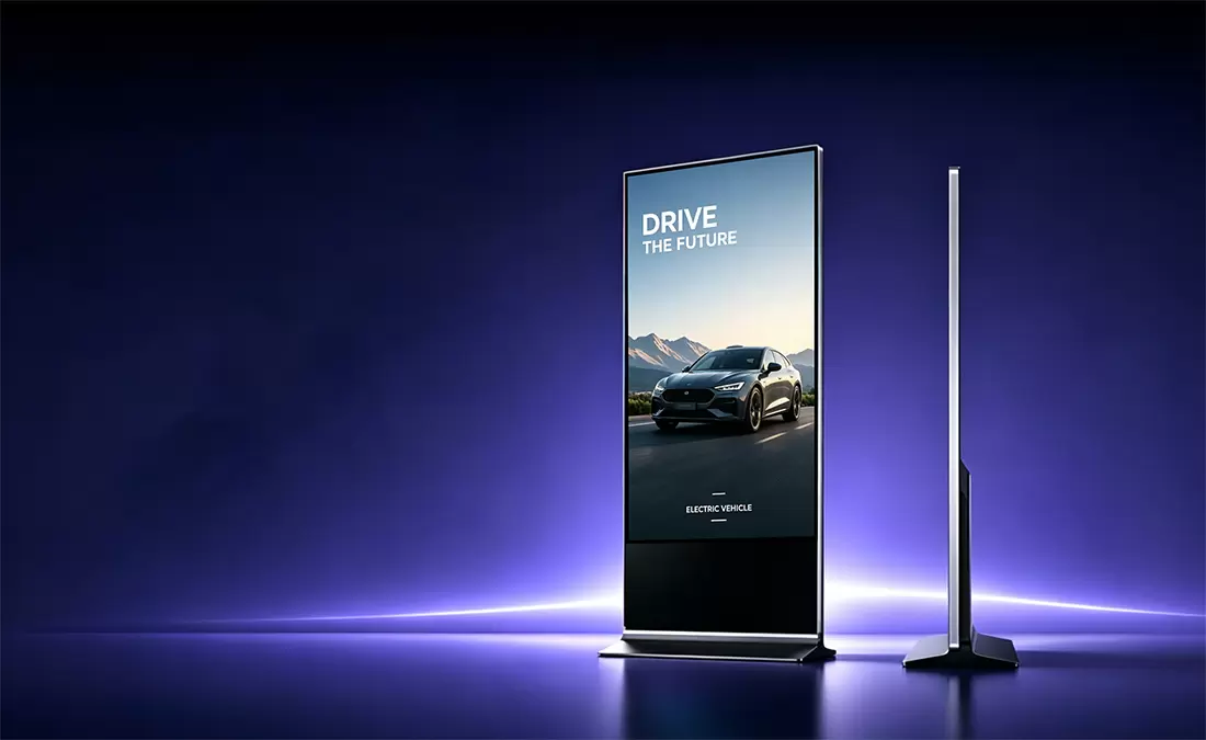 Stand Touch<br>Advertising Display
