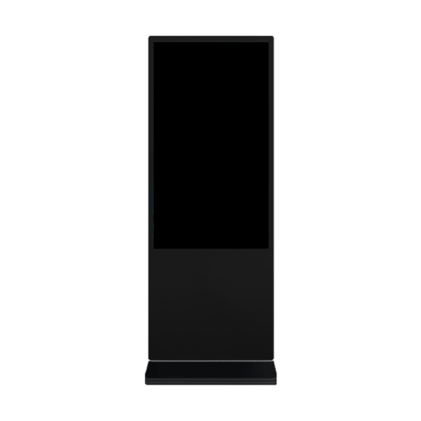 Capacitive floor standing touch screen display