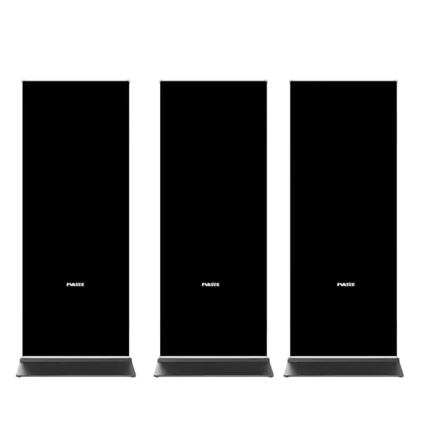 Infrared floor standing touch screen display