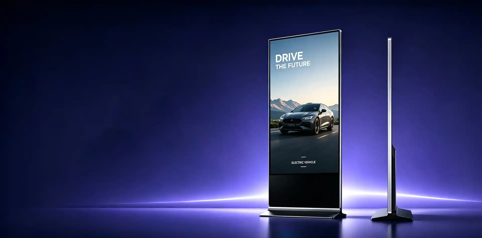Stand Touch<br>Advertising Display