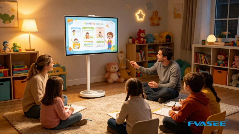 FVASEE StandBy Me TV for Smart Home Entertainment | Flexible Smart Display Solution